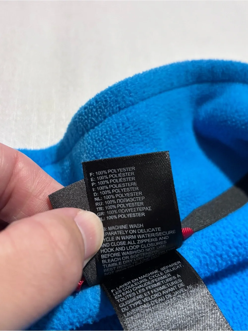 Men’s The North Face Fleece 1/4 Zip Pullover Sweater | Blue | Size XL